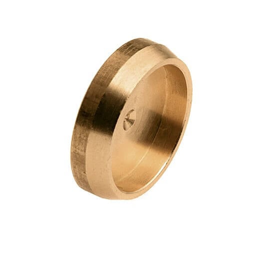 Bonfix messing afsluitplaatje 15mm knel