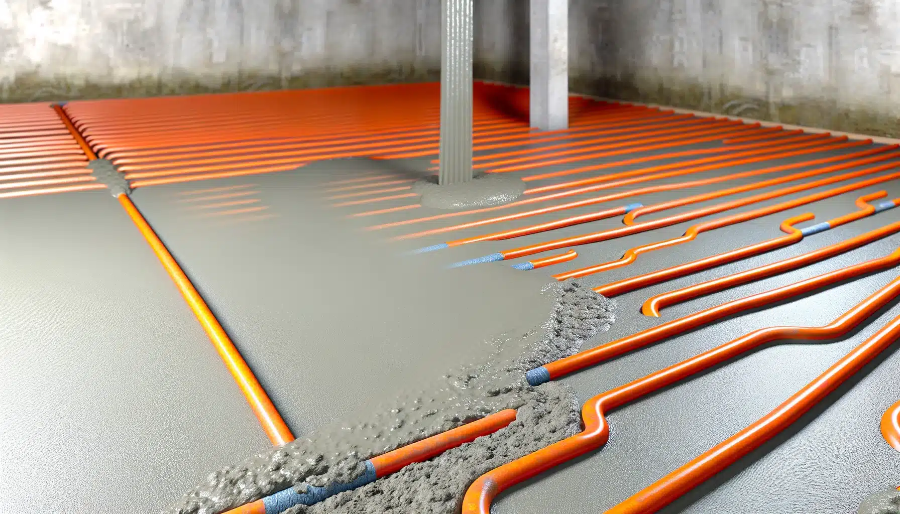 Hoe lang moet egaline drogen voor vloerverwarming?