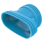 Wavin Ventiza Verloop 195x125 M/M Staal