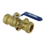 BONFIX Kogelstopkraan 12 x 12 mm knel met aftap