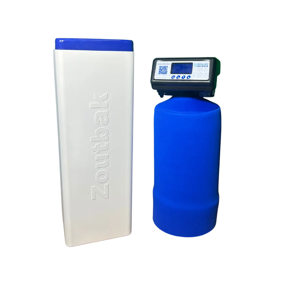 123InstallatieMaterialen - Duowaterontharder 10 liter inclusief zoutbak 60 en isolatiehoes