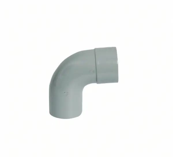 PVC HWA Bocht 87,3° grijs 100 M/S