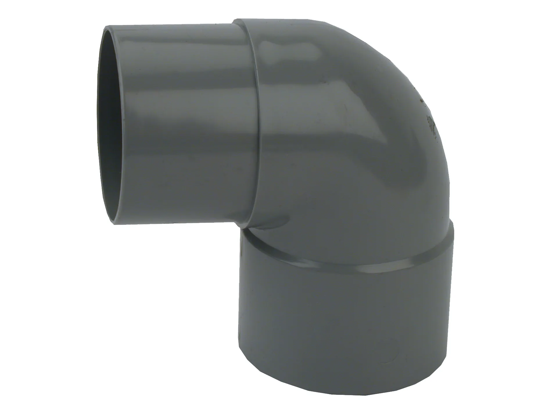 PVC HWA Bocht 90° grijs 60 M/VS