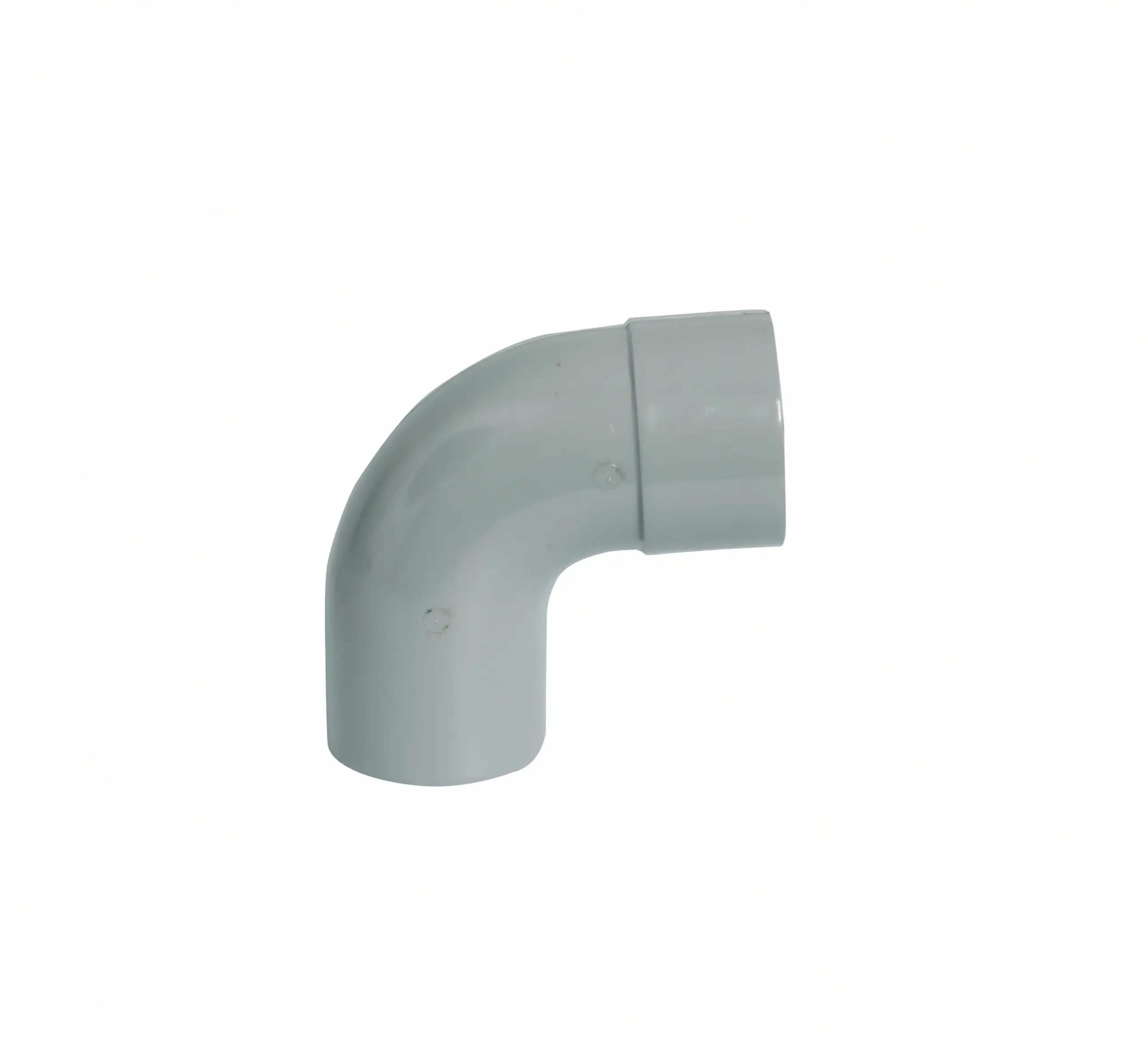 PVC HWA Bocht 90° grijs 70 M/S