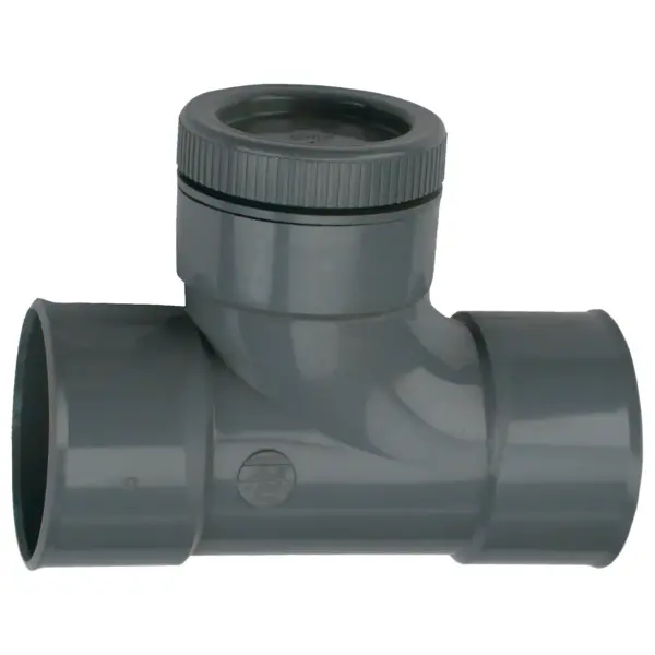 PVC Lijm Ontstop/Sd grijs 75 2Xm