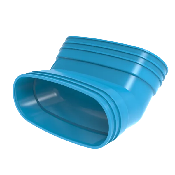 Wavin Ventiza Staande Bocht 45° 195x80M/M