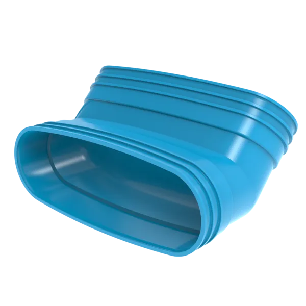 Wavin Ventiza Staande Bocht 45° 235x80M/M