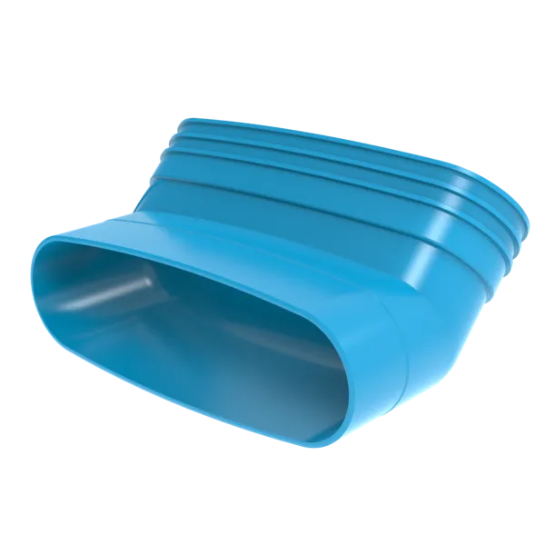 Wavin Ventiza Staande Bocht 45° 235x80M/S