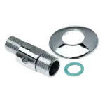 BONFIX S-koppeling afsluitbaar 3/4" bu. x 1/2" bu. +rozet