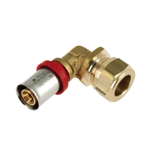 BONFIX Alu-pers kniekoppeling 16 x 12 mm knel