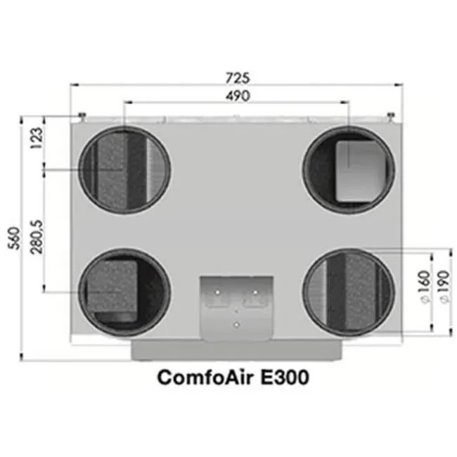 Zehnder Stork ComfoAir E400 LP - Image 3