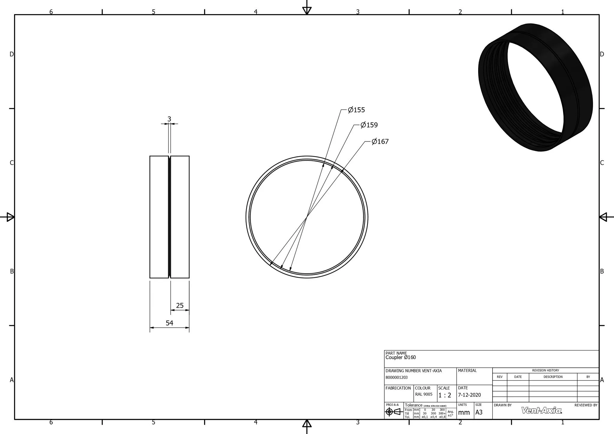 Vent-Axia ISO+M 160-160 Z / Mof Ø160 - Image 2