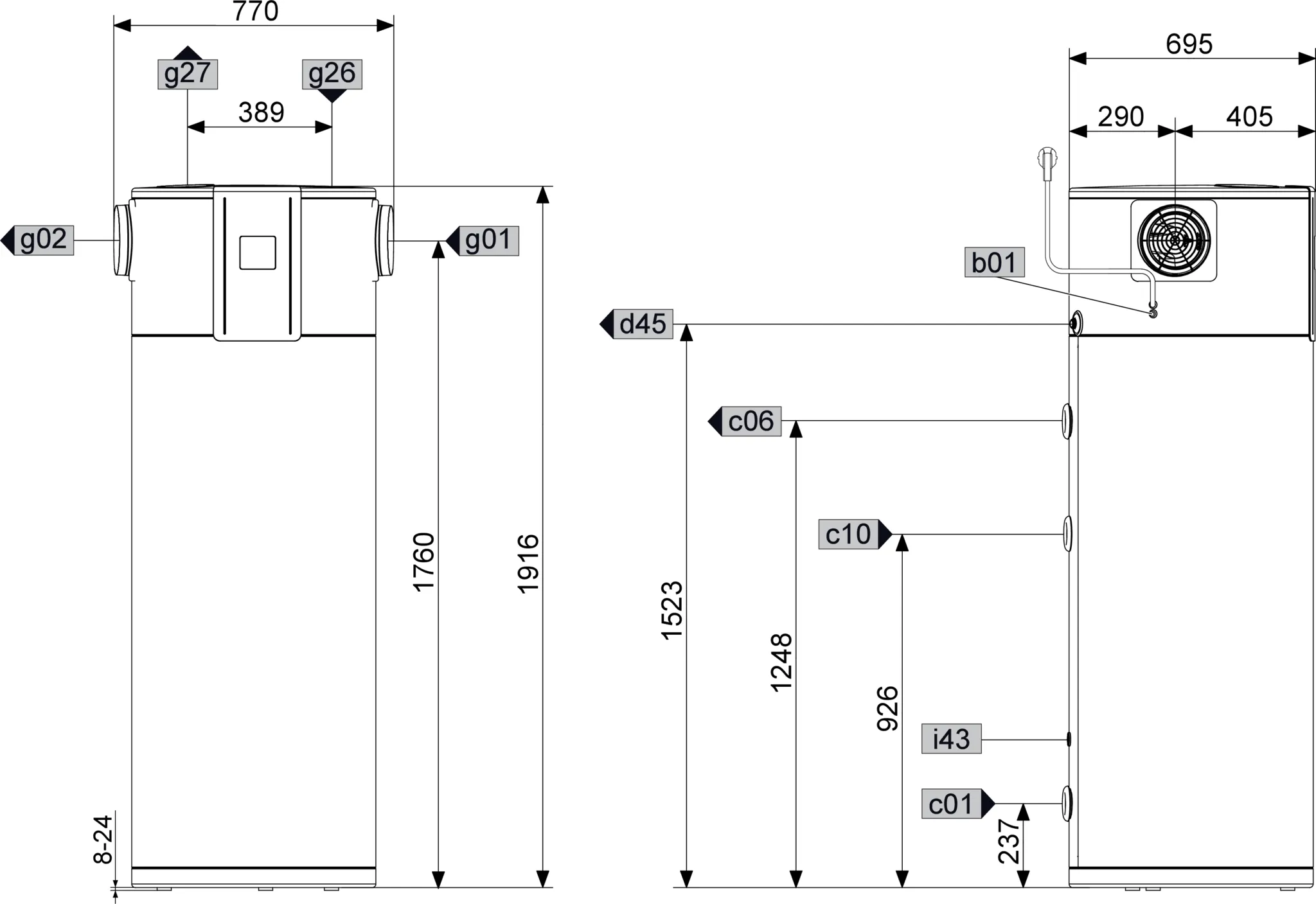 Stiebel Eltron warmtepompboiler WWK 301 - Image 3