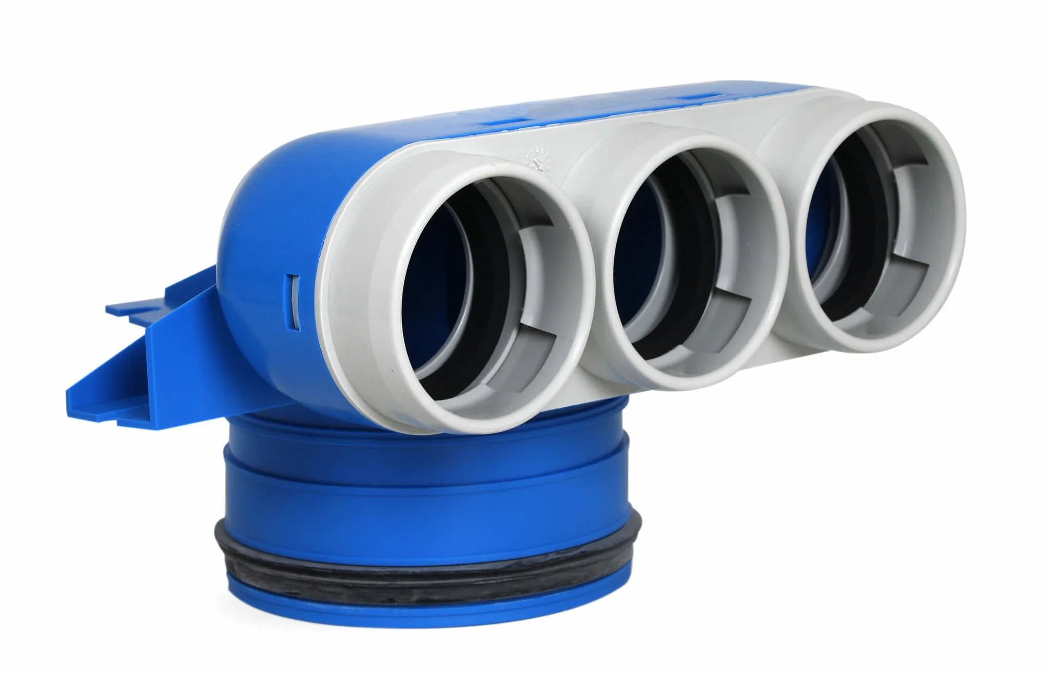 Vent-Axia Uniflexplus ventielcollector 3 x Ø69mm met schuifhuls 250mm en speciedeksel Ø125mm - Image 2