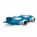 Vent-Axia Uniflexplus ventilatie samengestelde verdeler 5x Ø90mm met verticale tuit Ø125mm