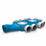 Vent-Axia Uniflexplus ventilatie samengestelde verdeler 10x Ø90mm met horizontale tuit Ø125mm
