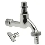 Bonfix messing tapkraan met slangkoppeling en bedieningssleutel