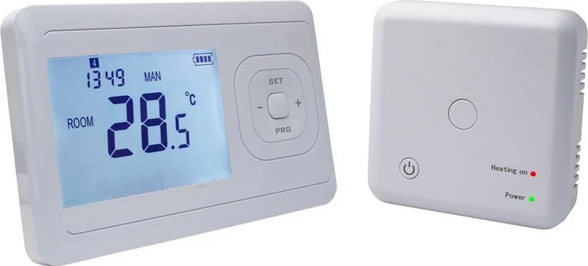 123Heat Draadloze thermostaat Incl. ontvanger