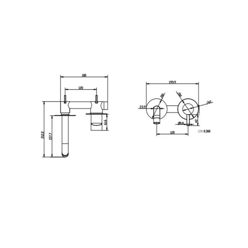 Saniful Wastafelmengkraan rond inbouw RVS - Image 2