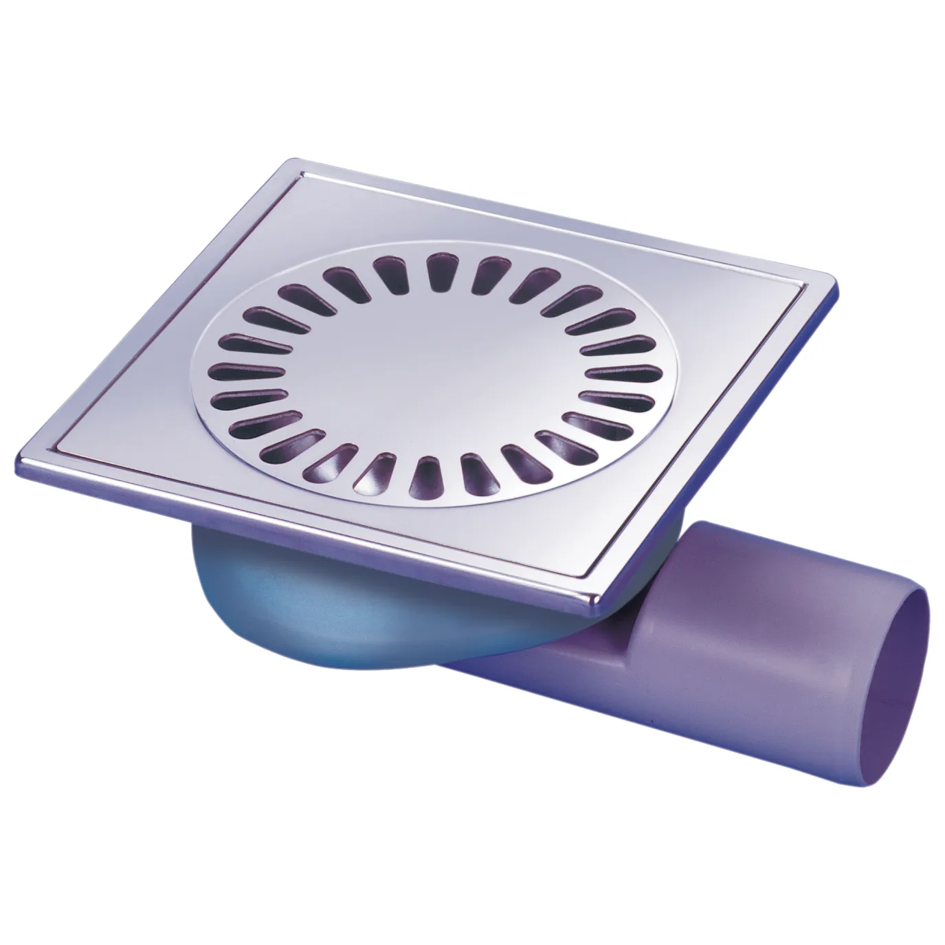 RVS Vloerput 15X15 Zu/Ou 50 Nr. 12915