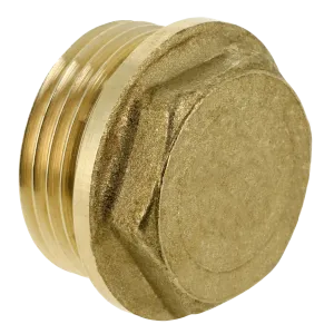 BONFIX Draad messing plug met zeskant buitendraad