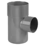 PVC Lijm T-Stuk 90° grijs 110X40 M/S