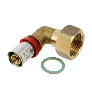 BONFIX Alu-pers 2-delige Knie met vlakke dichting