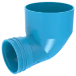 Wavin Ventiza Eindst.90° 125x80 H=70M/M