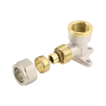 BONFIX Alu-knel Muurplaat 1/2" binnendraad x 16 mm