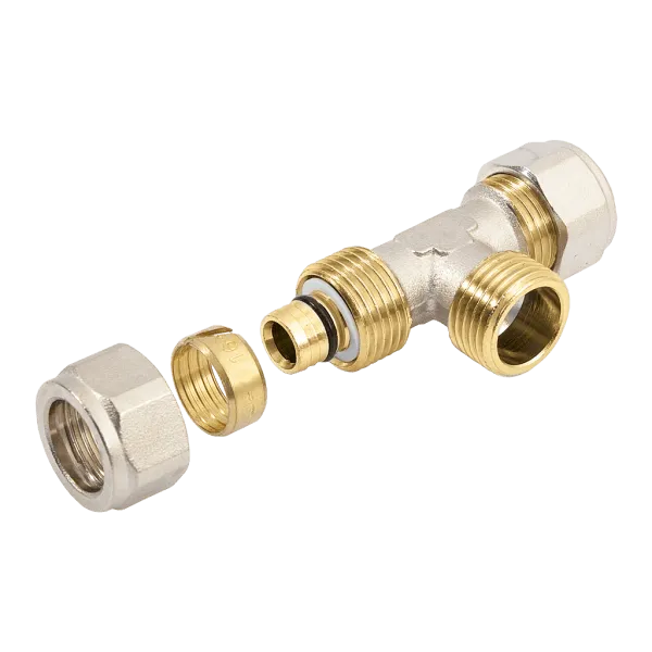 BONFIX Alu-knel T-stuk buitendraad