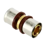 BONFIX Alu-pers 2000140 Rechte koppeling 32 x 32 mm