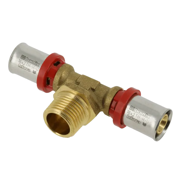 BONFIX Alu-pers T-stuk buitendraad