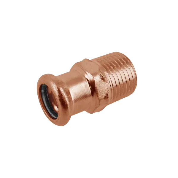 BONFIXX M-press roodkoper water puntstuk buitendraad