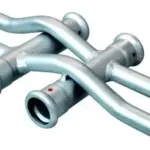 BONFIX M-press staalverzinkt kruisingpaar dubbel 22 x 15 mm