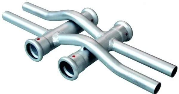 BONFIXX M-press staalverzinkt kruisingpaar dubbel