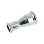 BONFIX M-press staalverzinkt rechte verloopkoppeling 15 x 12 mm