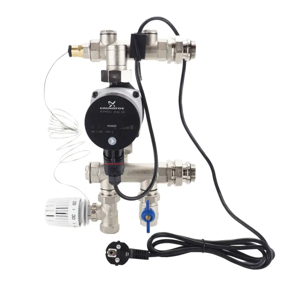 Pomp/temperatuurregelaar incl. ALPHA2 L voor open verdelers