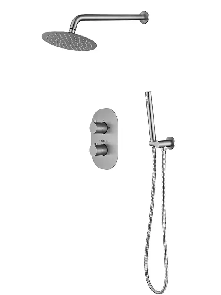 Saniful-Doucheset-inbouw-met-box-thermostaat-en-muurbevestiging-douchekop-25cm-rond-RVS-6027 Saniful Doucheset inbouw met box thermostaat en muurbevestiging douchekop 25cm rond RVS