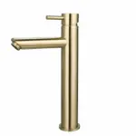 Saniful Wastafelmengkraan Goud Geborsteld opbouw hoog 30cm