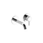 Saniful Wastafelmengkraan rond inbouw Chroom