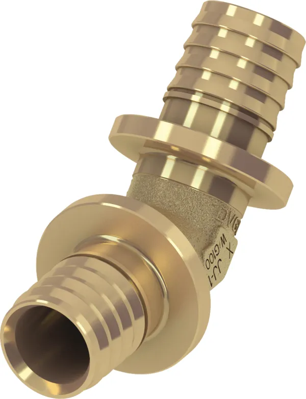 TECEflex knie 45Â° silicium brons