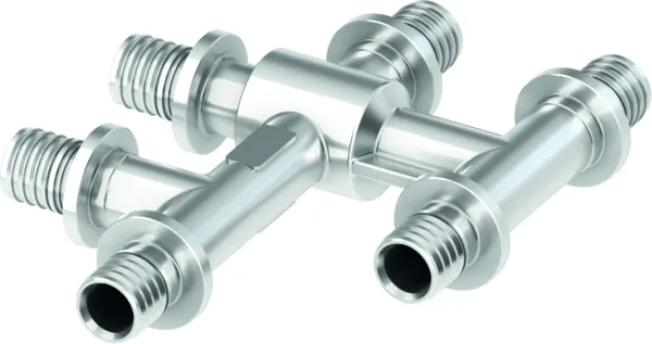 TECEflex kruisfitting vernikkeld