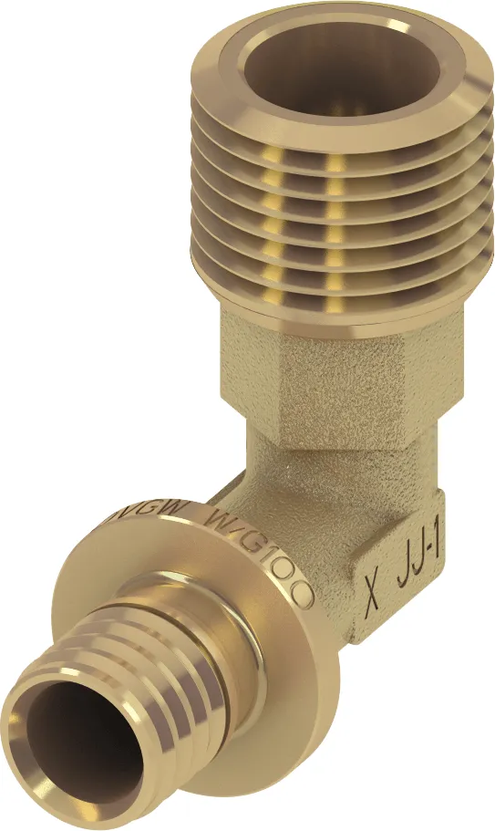 TECEflex puntstuk haaks silicium brons