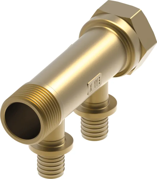 TECEflex-sanitairverdeler-silicium-brons-6596 TECEflex sanitairverdeler silicium brons