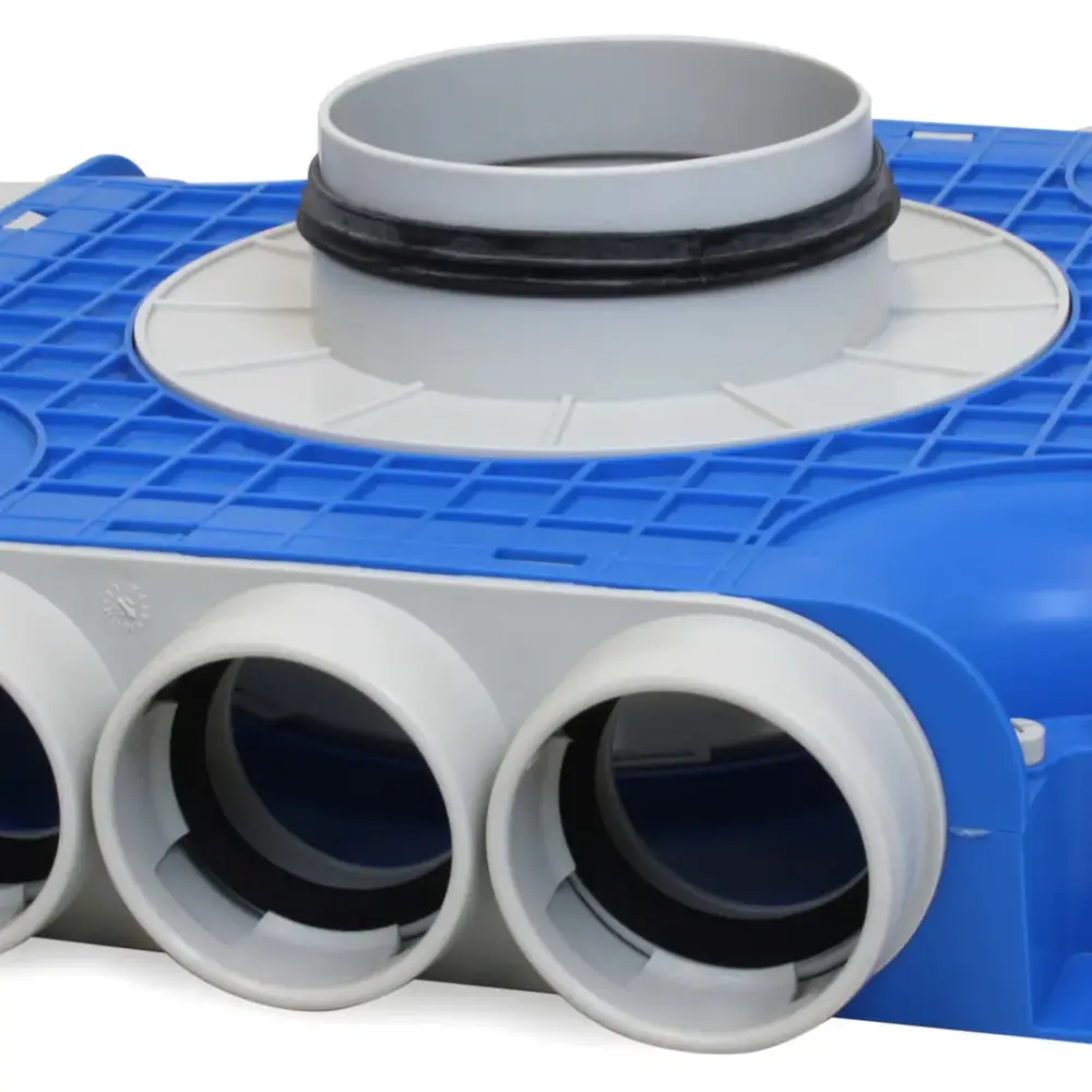 VentAxia-Uniflexplus-ventilatie-subverdeelbox-12x-69mm-met-tuit-5895 Vent-Axia Uniflexplus ventilatie subverdeelbox 12x Ø69mm met tuit