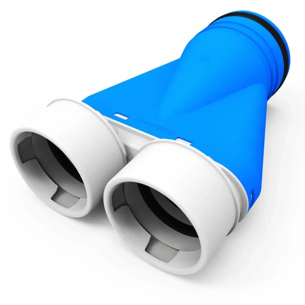 VentAxia-Uniflexplus-ventilatie-ventielcollector-2x-90-mm-met-tuit-125-mm-5750 Vent-Axia Uniflexplus ventilatie ventielcollector 2x Ø90 mm met tuit Ø125 mm