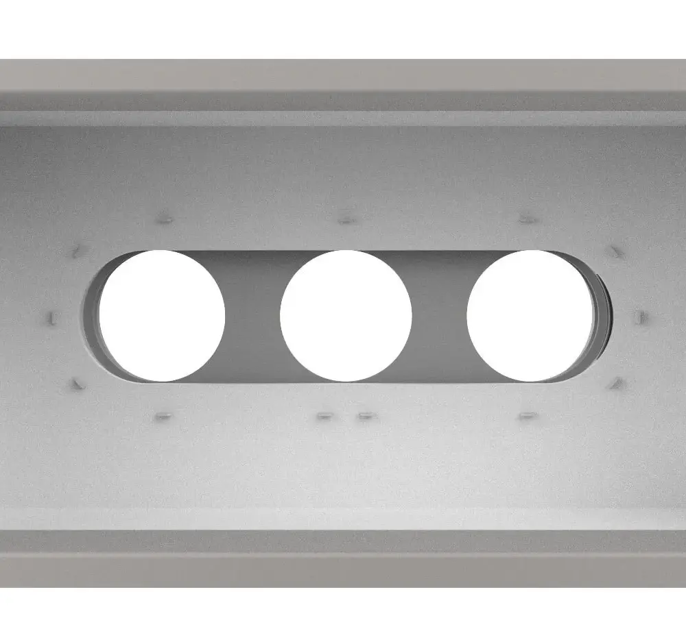 Vent-Axia Uniflexplus wandcollector achteraansluiting 3x Ø69 mm