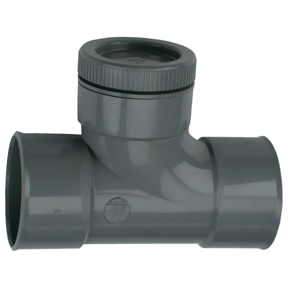 PVC Lijm Ontstop/Sd grijs 75 2Xm