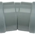 PVC Manchet Bocht 15° grijs 110 SN8 M/M