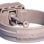 PVC KPA Beugel + Plug grijs 80